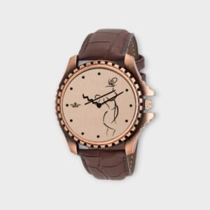 Beige Krishna Analog Watch For Men LR65