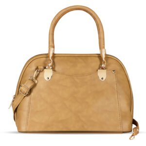 Cream Gorgeous Faux Leather Handbag HB01