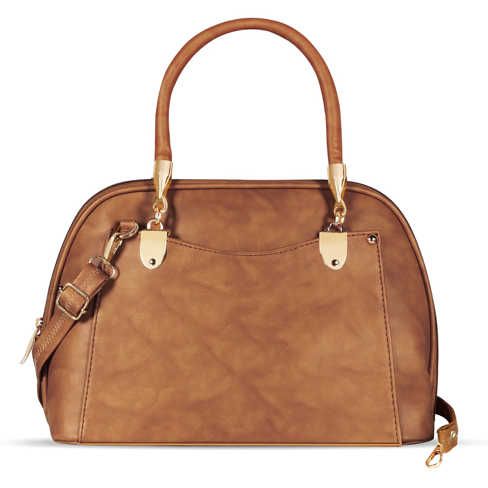 Orange Gorgeous Faux Leather Handbag HB03