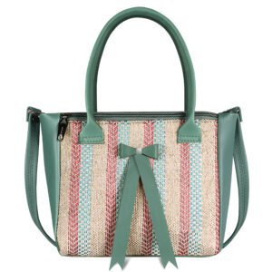 Green Glamorous Faux Leather Handbag HB25