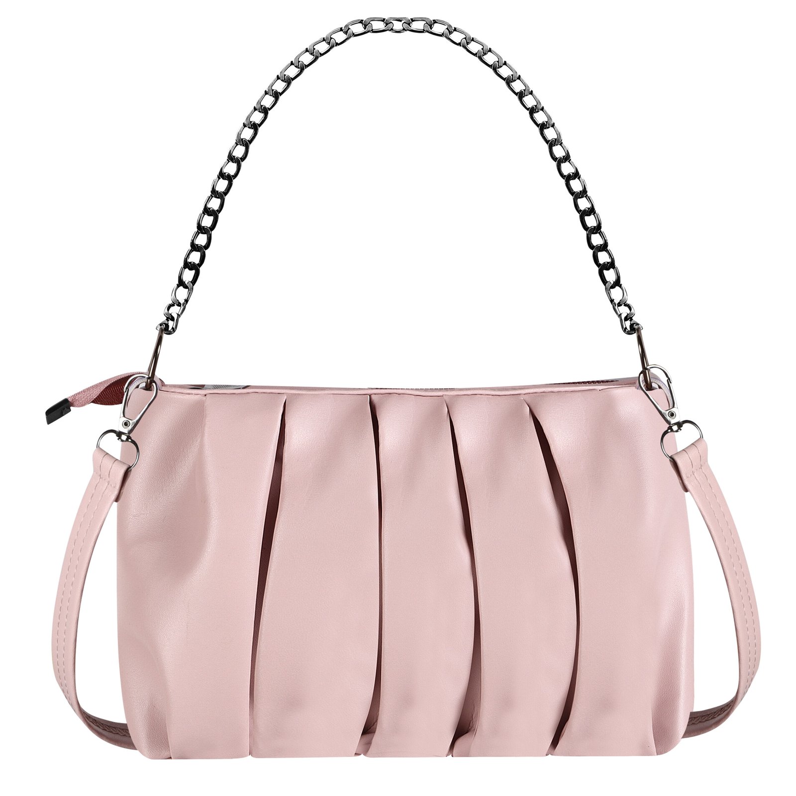 Pink Designer Faux Leather Handbag HB29