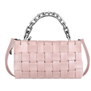 Pink Designer Faux Leather Handbag HB34