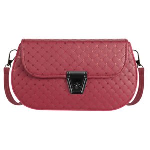 Maroon Designer Faux Leather Handbag HB53