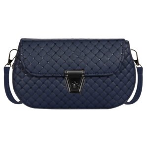 Blue Designer Faux Leather Handbag HB55