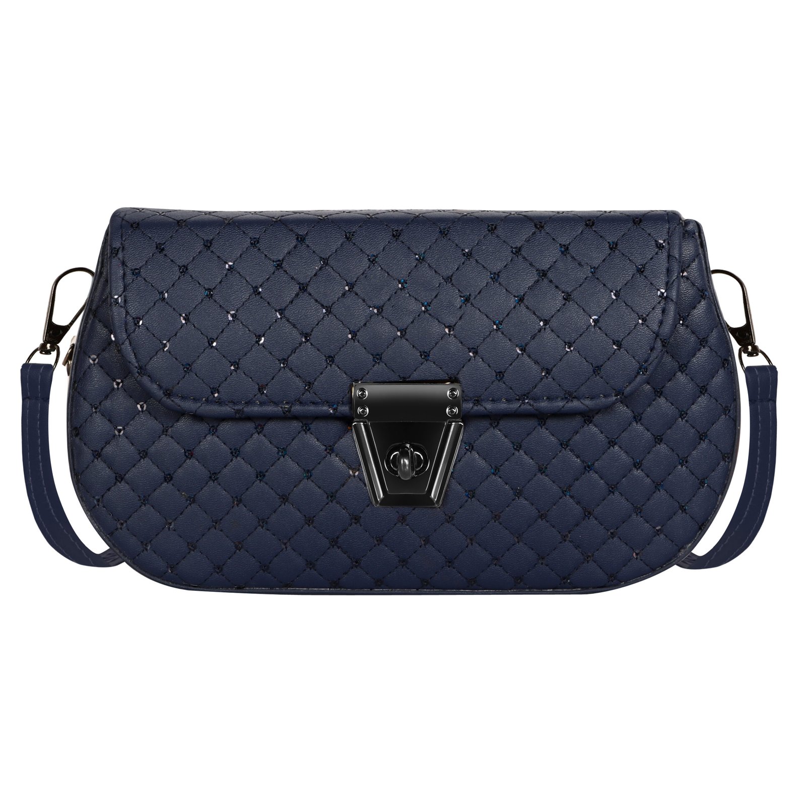 Blue Designer Faux Leather Handbag HB55