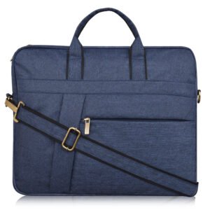 Blue Color Linen 10L Messenger Bag BG19