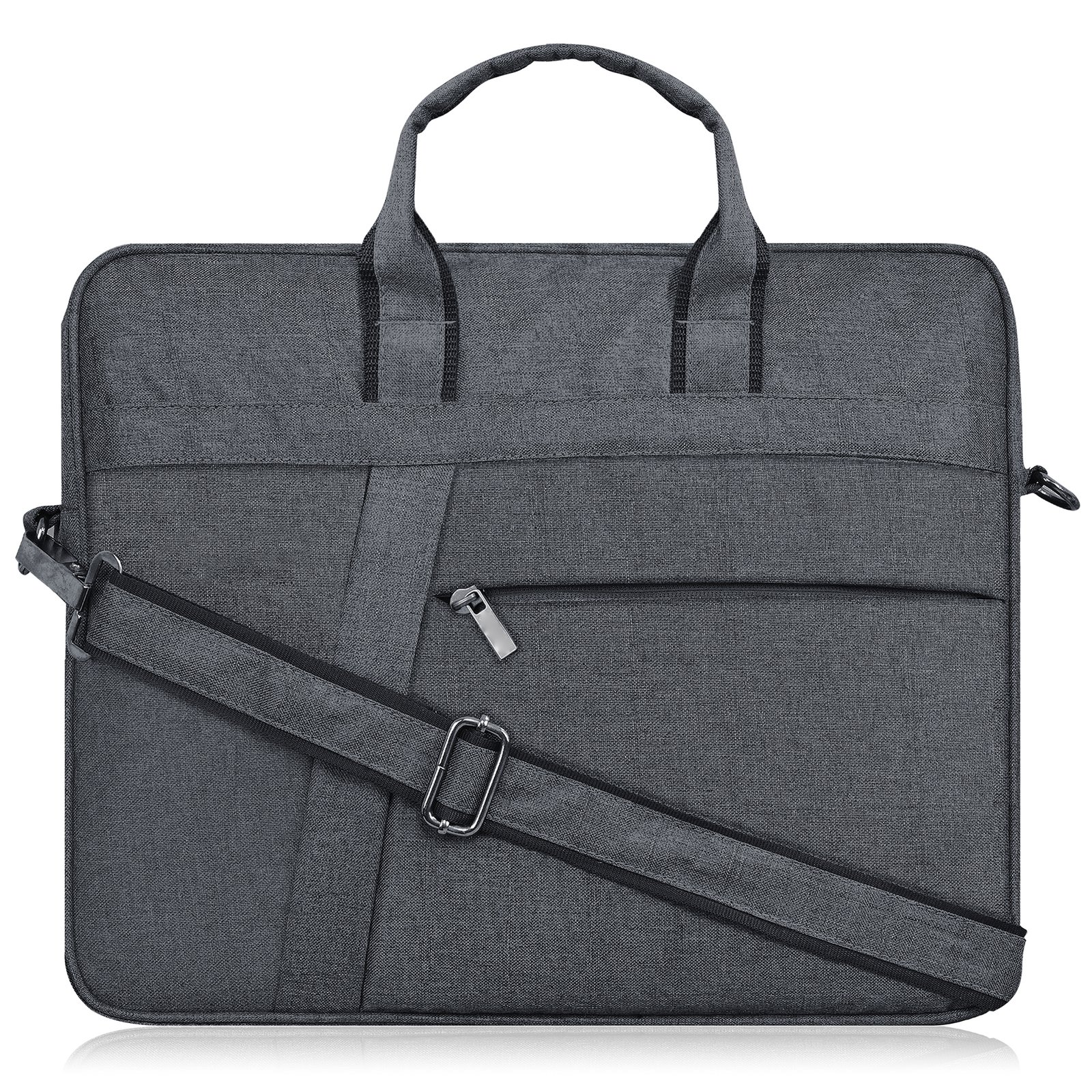 Grey Color Linen 10L Messenger Bag BG20