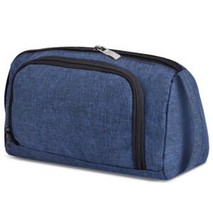 Blue Linen PVC Material Large Stationary Organizer OG09