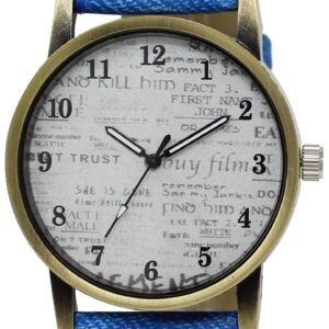 White News paper Analog Watch For Men LR28