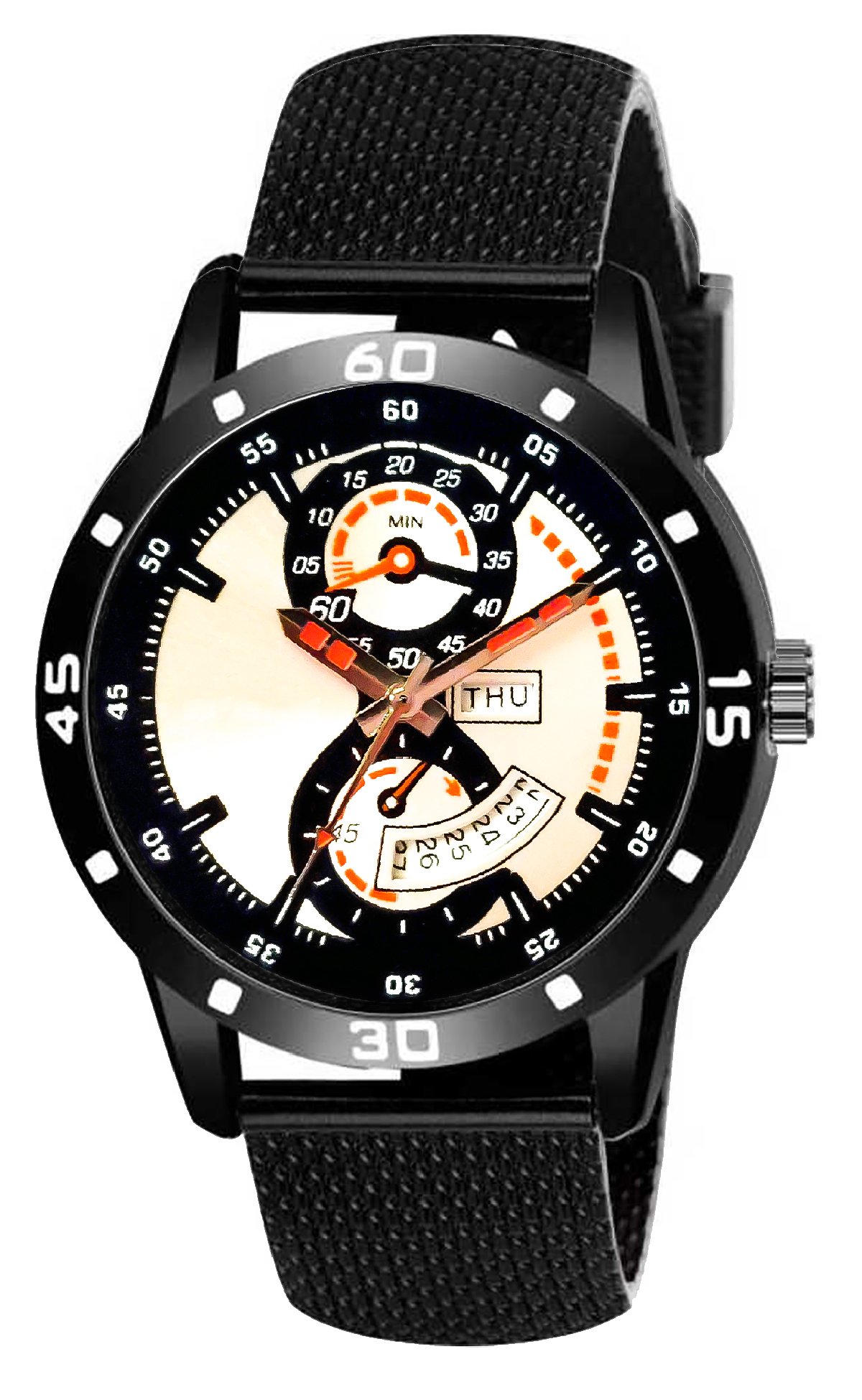 Multicolor Day Date Analog Watch For Men LR56