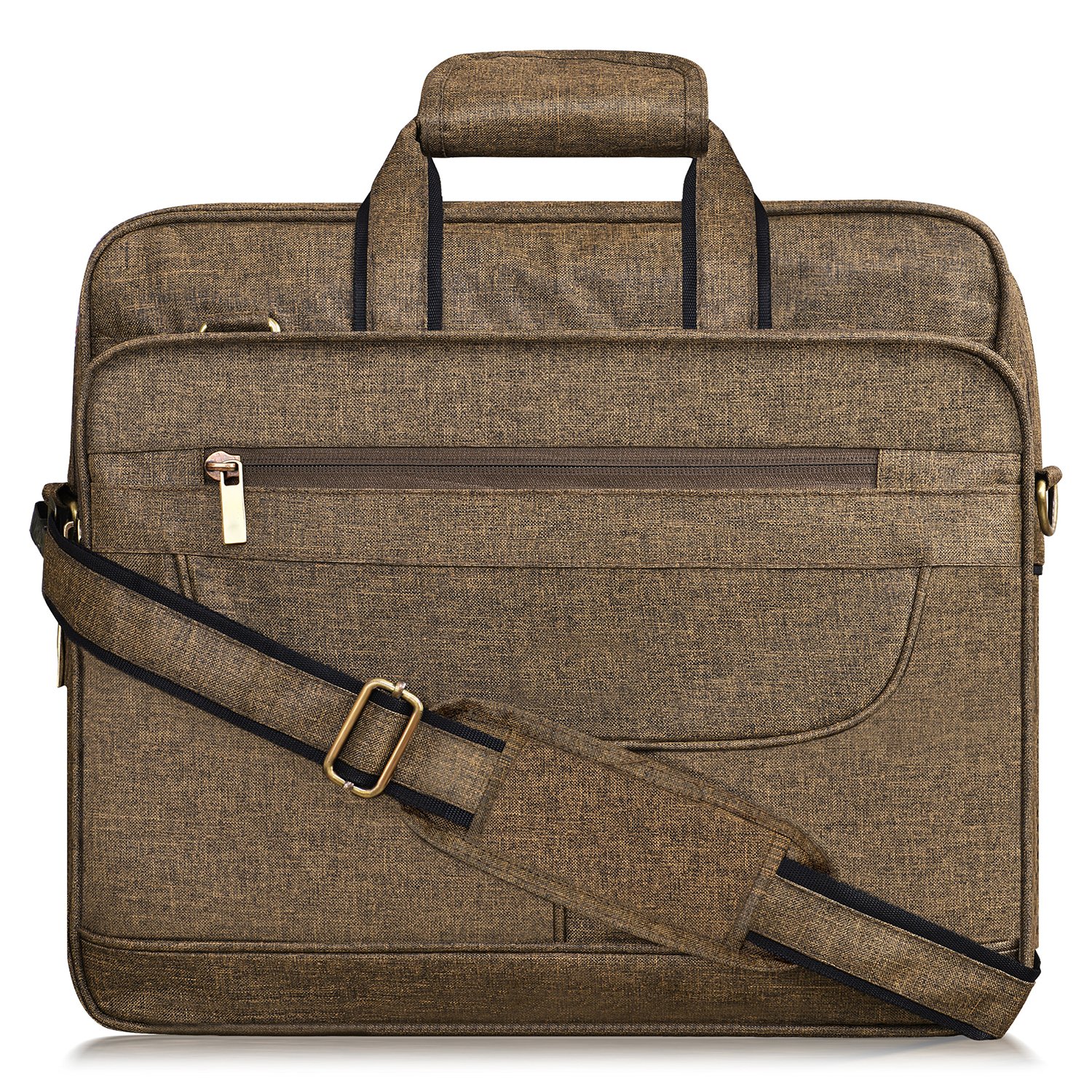 Khaki Color Linen 28L Messenger Bag BG26