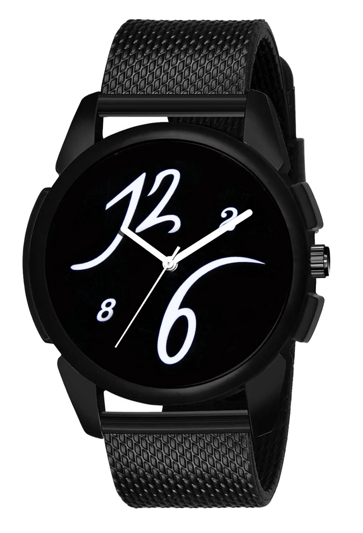 Black Professional Look Analog Watch For Men LR61