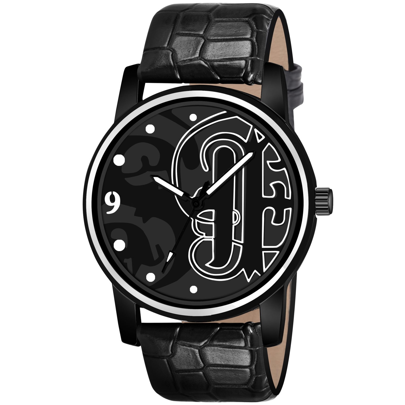 Black Professional Look Analog Watch For Men LR70
