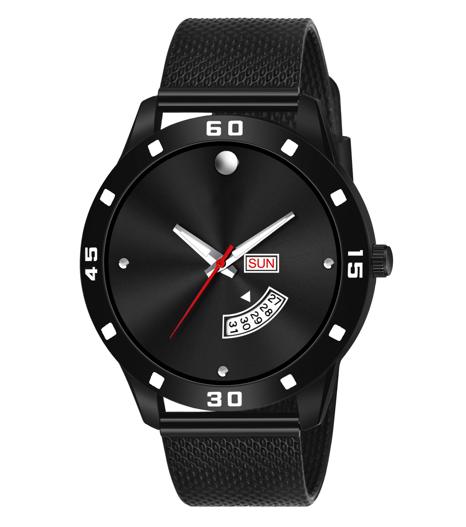 Black Classic Analog Watch For Men LR73