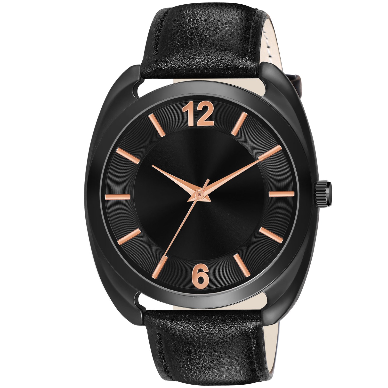 Black Fancy Casual Watch For Men LR75