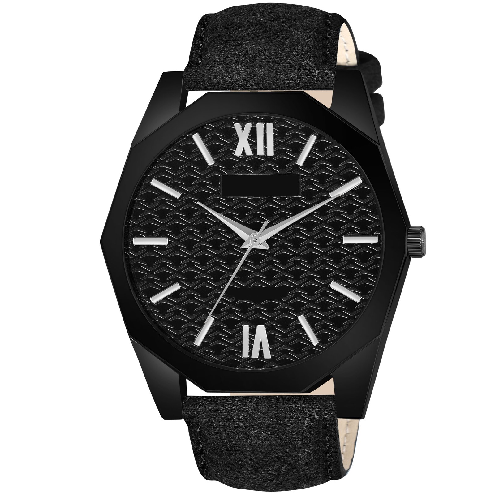 Black Fancy Casual Watch For Men LR82