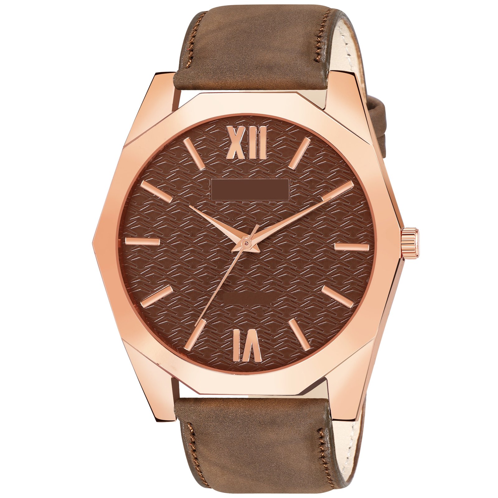 Brown Fancy Casual Watch For Men LR83