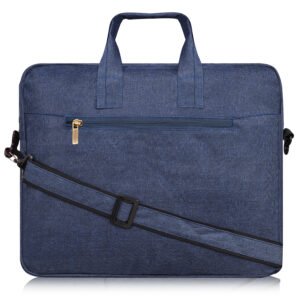 Blue Color Linen 10L Messenger Bag BG29