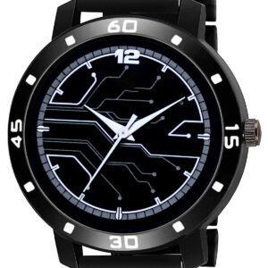 Black Professional Look Analog Watch For Men LR113