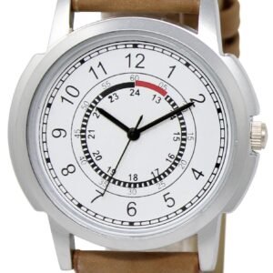 White Numbers Analog Watch For Men LR17
