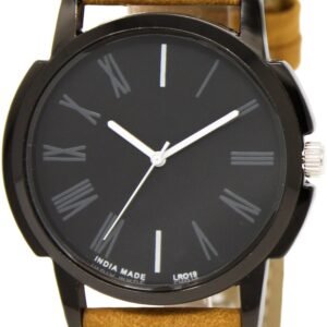 Black Roman Analog Watch For Men LR19