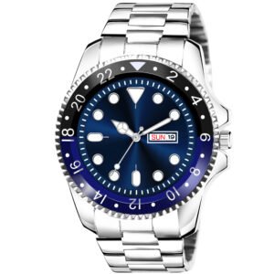 Blue Day-Date Function Casual Watch For Men LR130