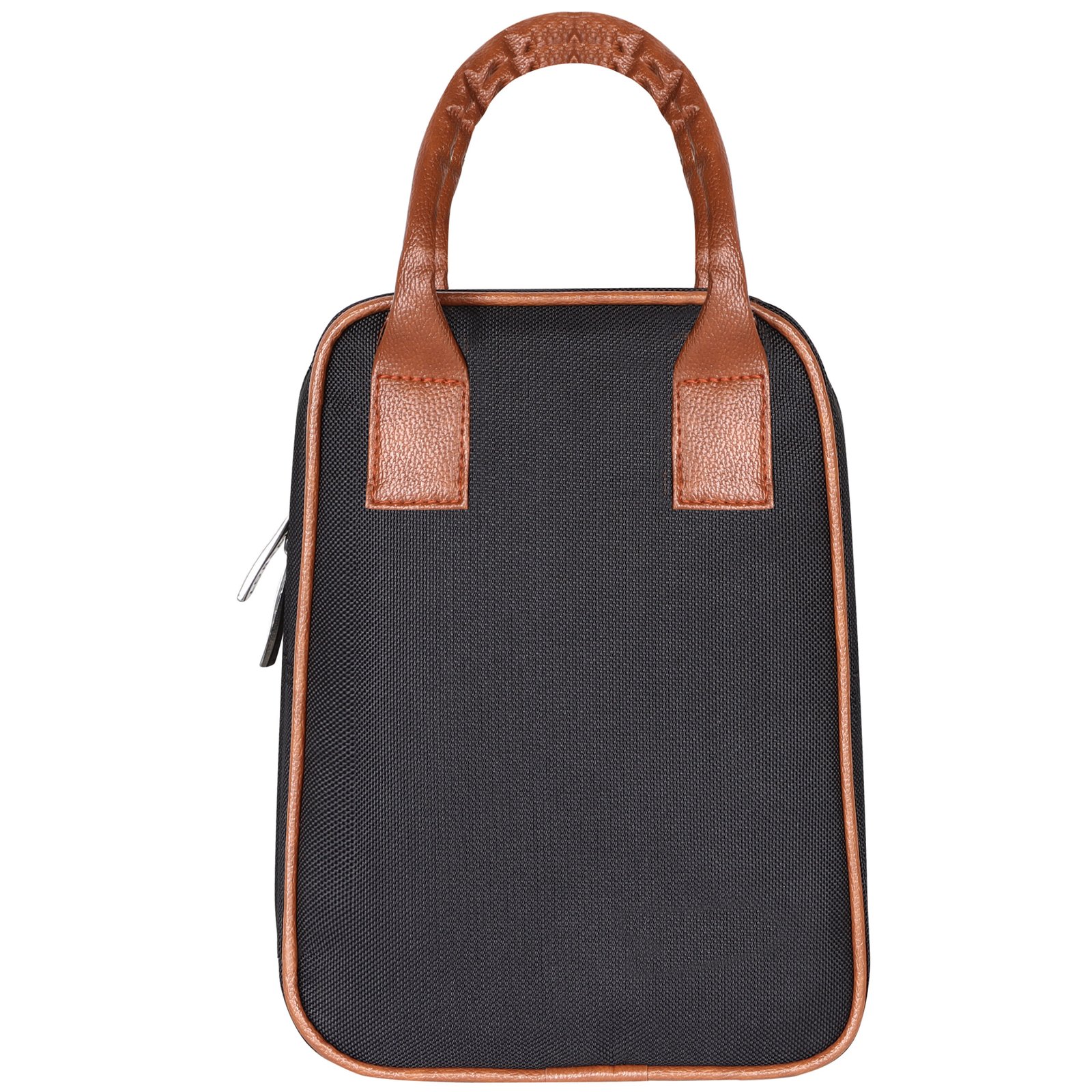 Black PVC Coated Matty Insulated Tiffin Bag TB05