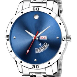 Blue Day Date Analog Watch For Men LR105