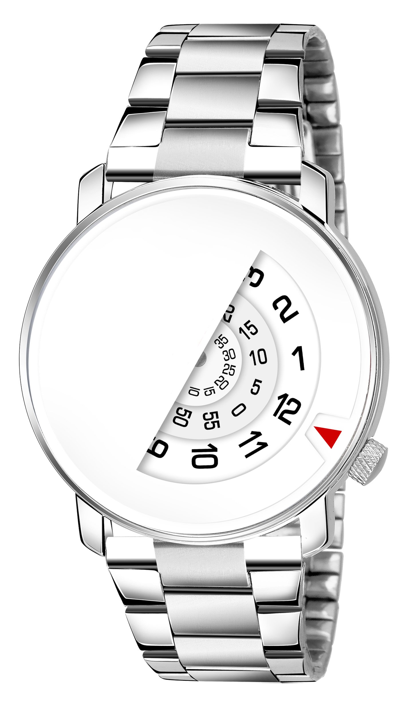 White Attrective Analog Watch For Men LR106