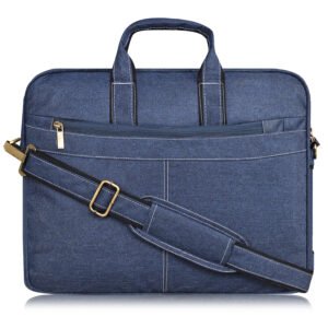 Blue Color Linen 10L Messenger Bag BG38