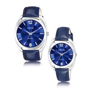 Blue Stylish Dial Analog Watch For Lovely Couple LR80-LR327