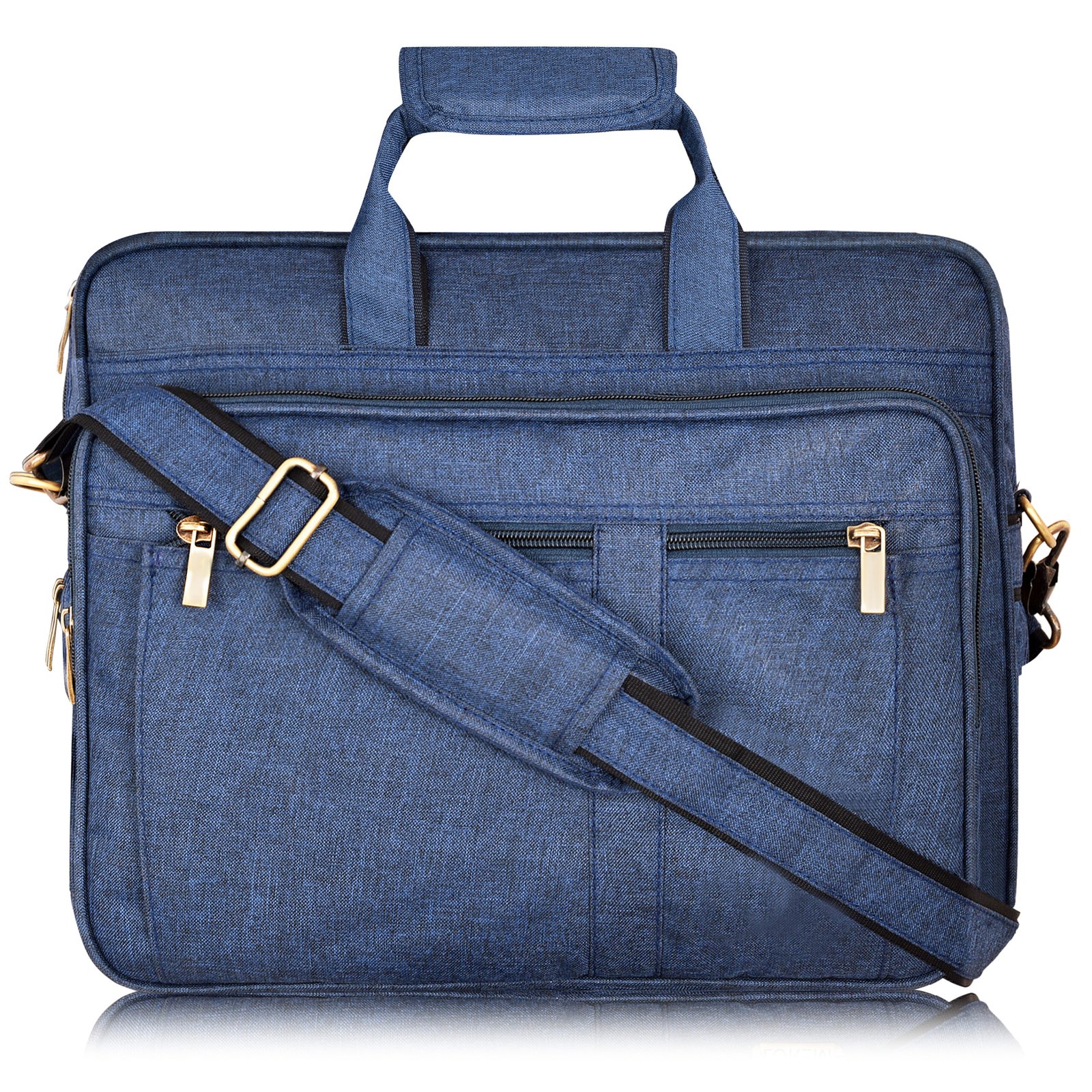 Blue Color Linen 28L Messenger Bag BG64