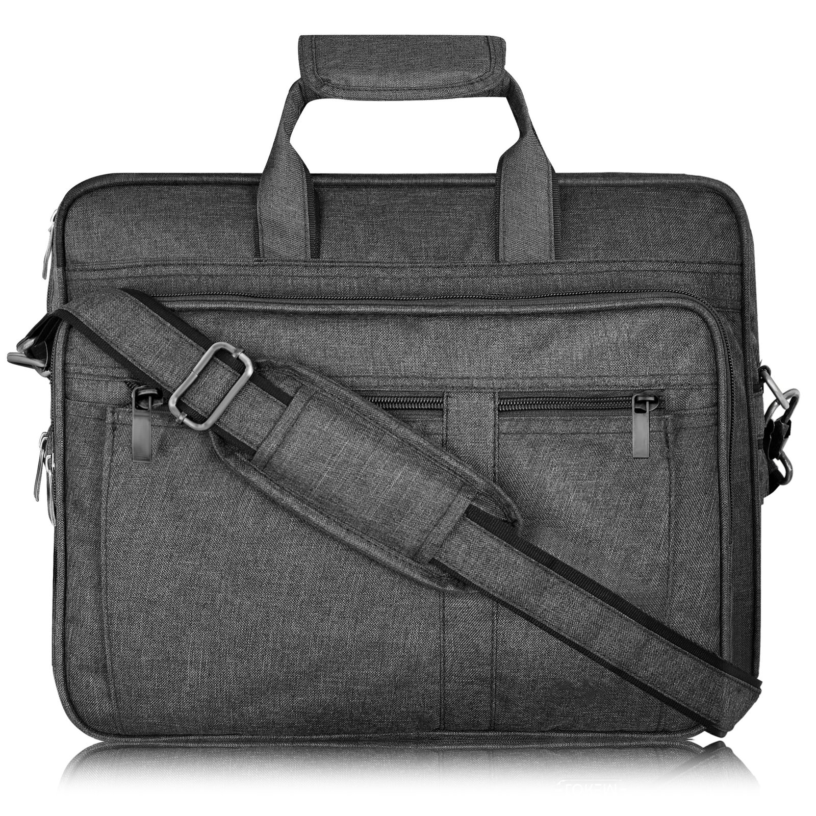 Grey Color Linen 28L Messenger Bag BG65