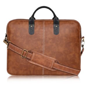 Tan Color faux leather 10L Messenger Bag BG68