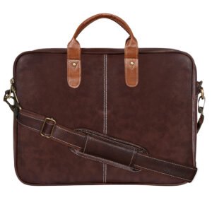 Brown Color faux leather 10L Messenger Bag BG70