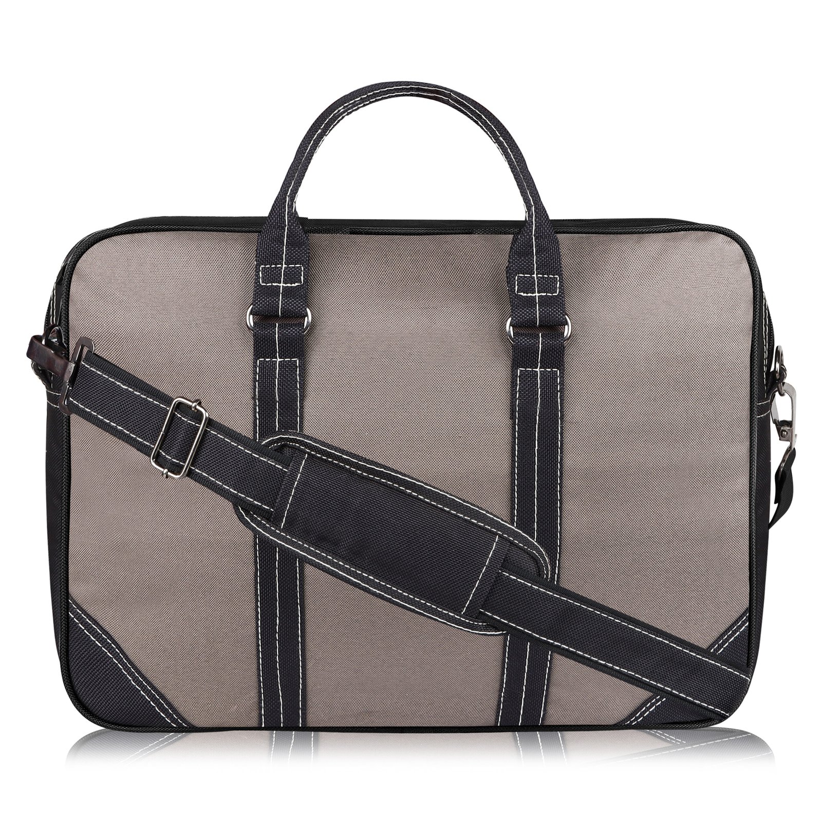 Grey Color PVC Coated Fabric 10L Messenger Bag BG87