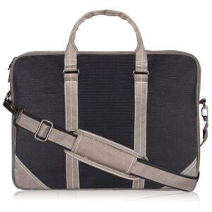 Black Color PVC Coated Fabric 10L Messenger Bag BG88