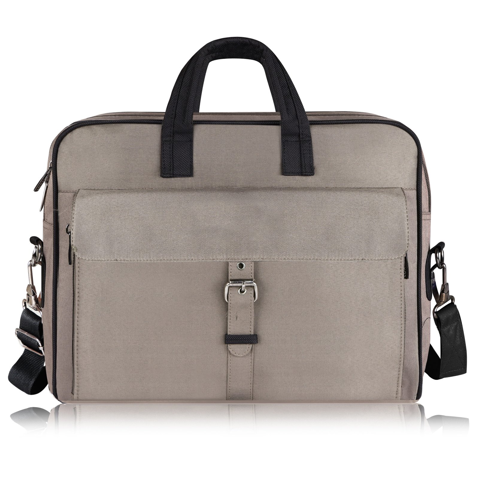 Grey Color Linen fabric 10L Messenger Bag BG92