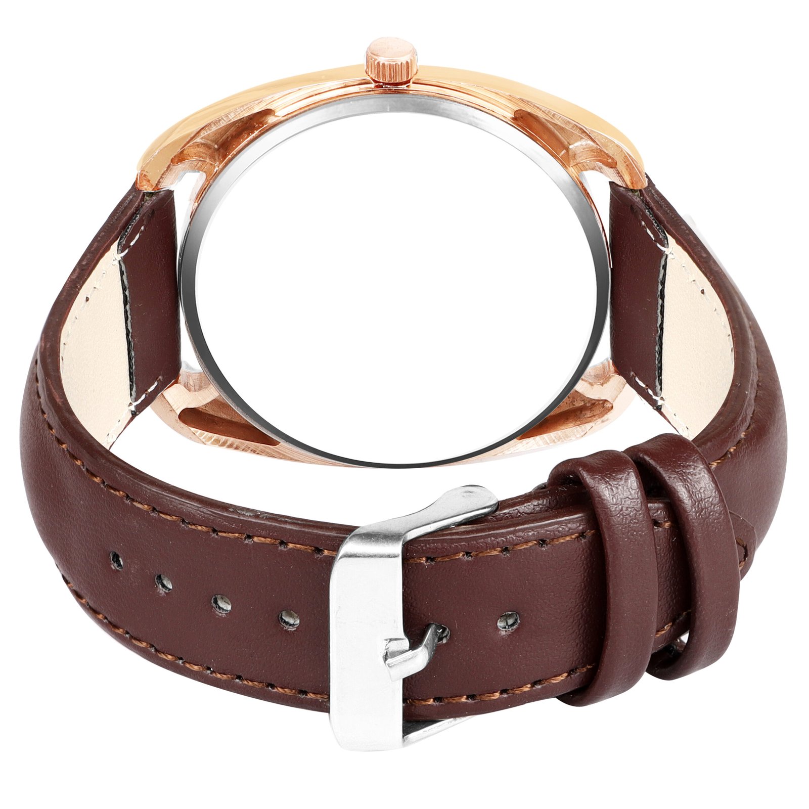 Brown Fancy Casual Watch For Men LR77