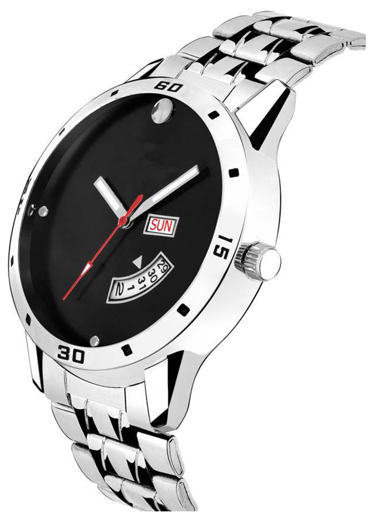 Black Day Date Analog Watch For Men LR104