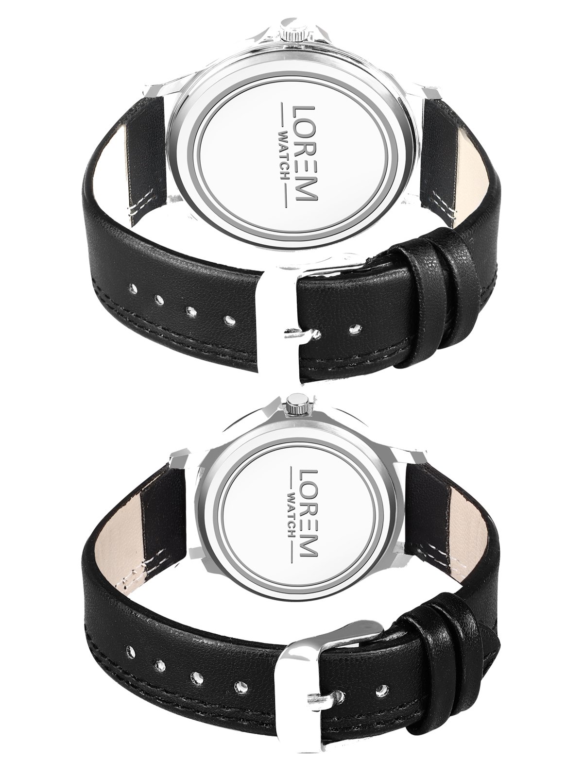 Black Stylish Dial Analog Watch For  Lovely Couple LR93-LR340