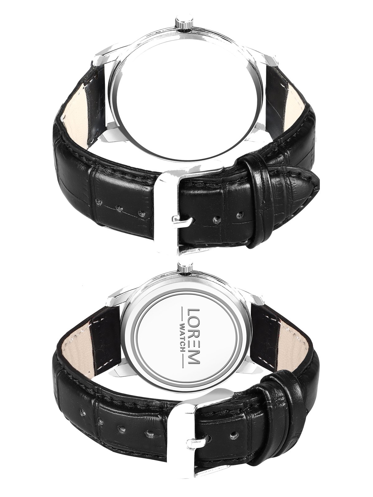 Black Stylish Dial Analog Watch For  Lovely Couple LR96-LR343