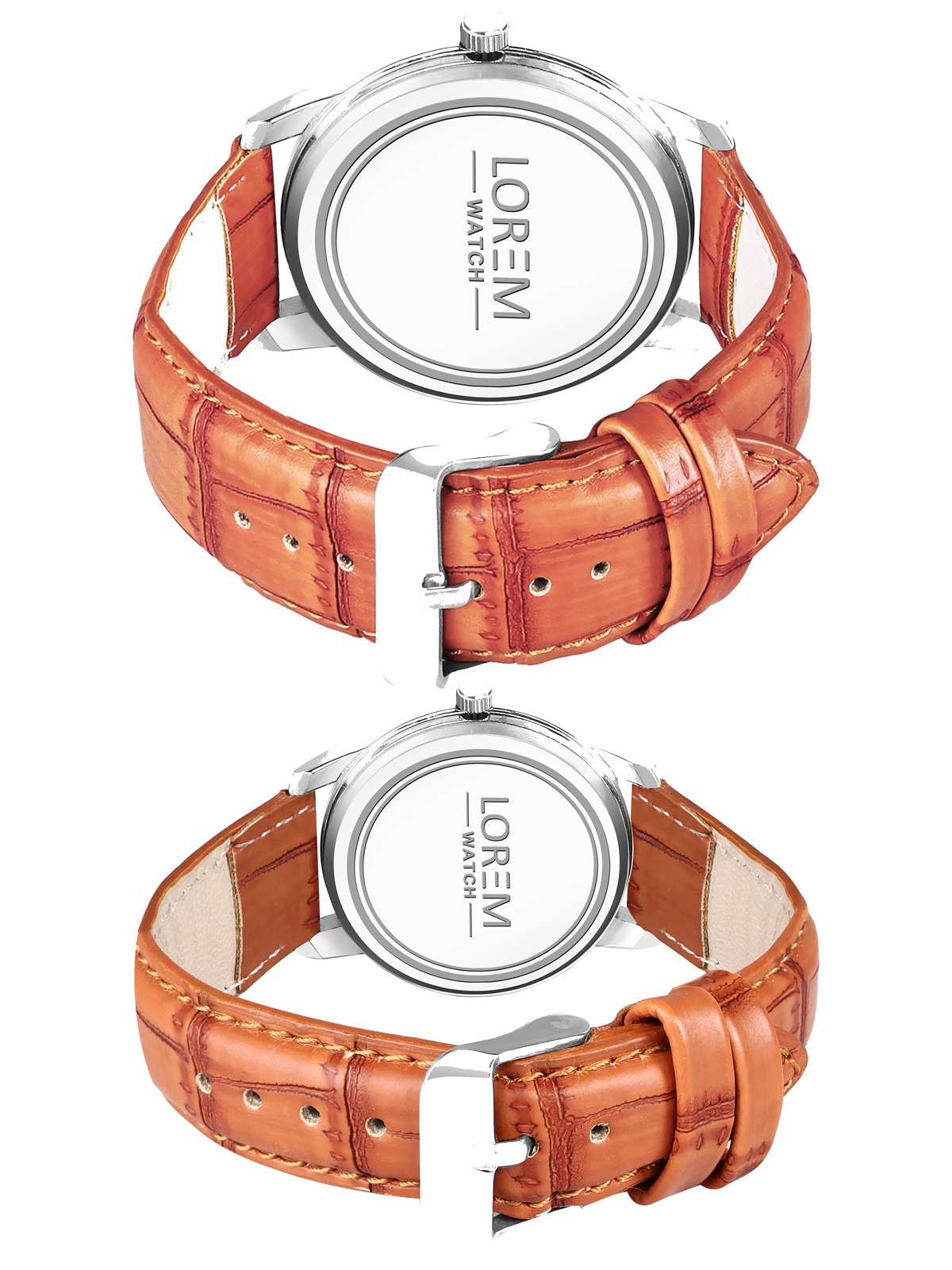 Silver Stylish Dial Analog Watch For Lovely Couple LR97-LR344