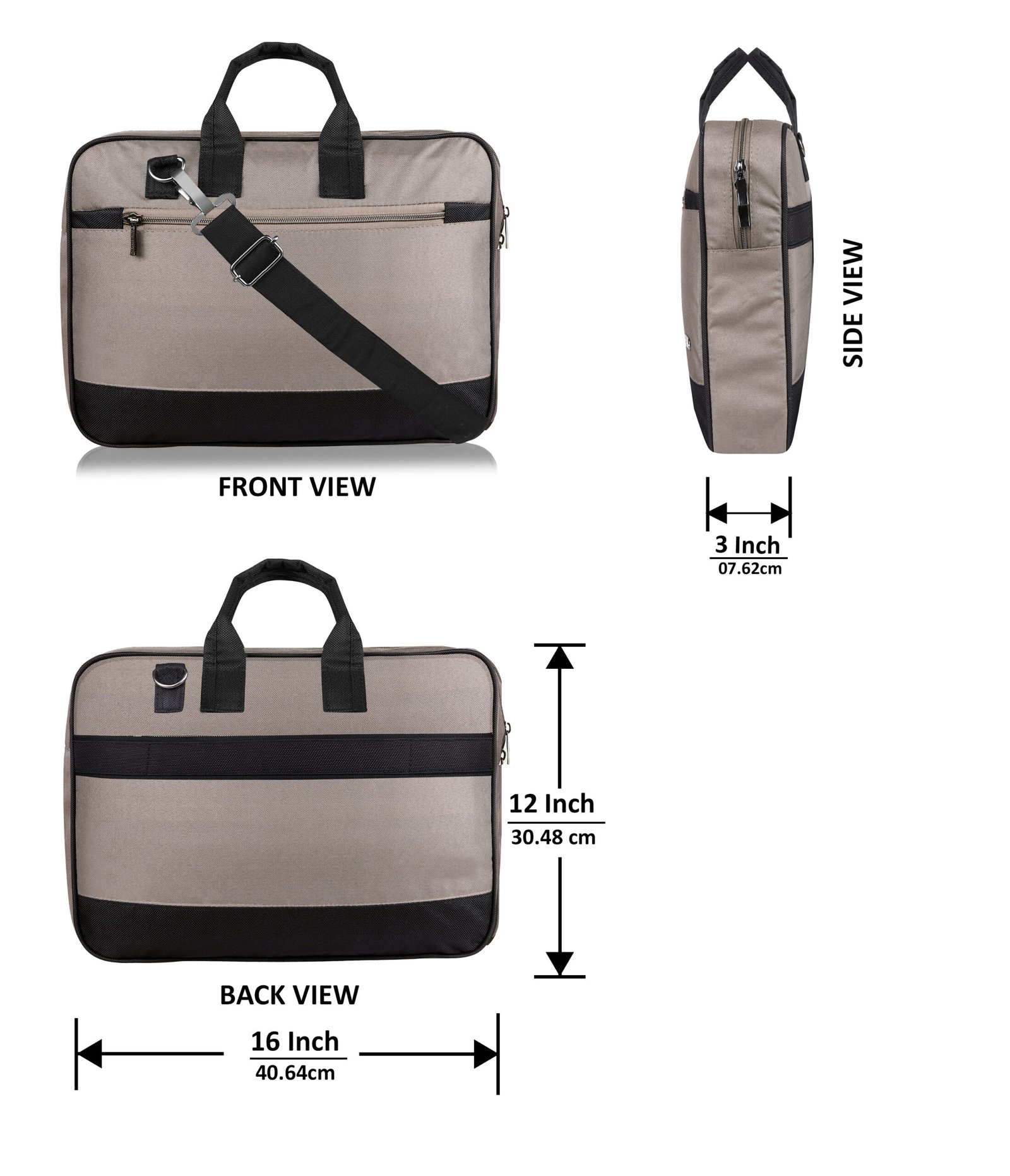 Grey Color PVC Coated Fabric 10L Messenger Bag BG84