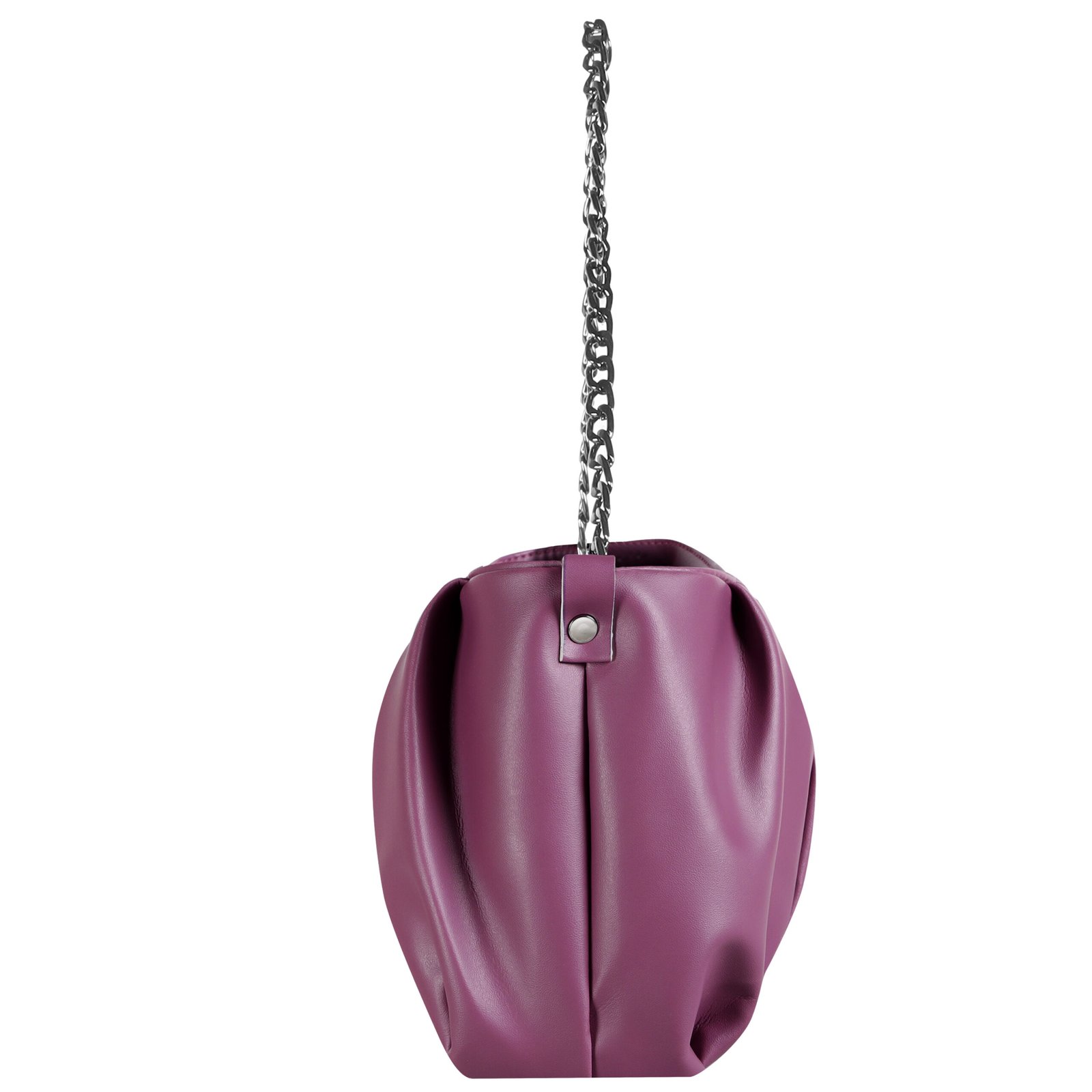 Purple Designer Faux Leather Handbag HB27