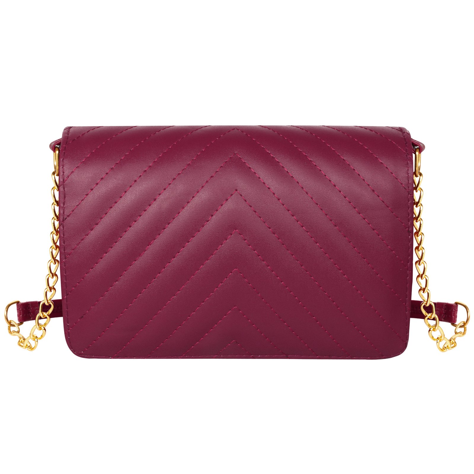 Maroon Designer Faux Leather Handbag HB38