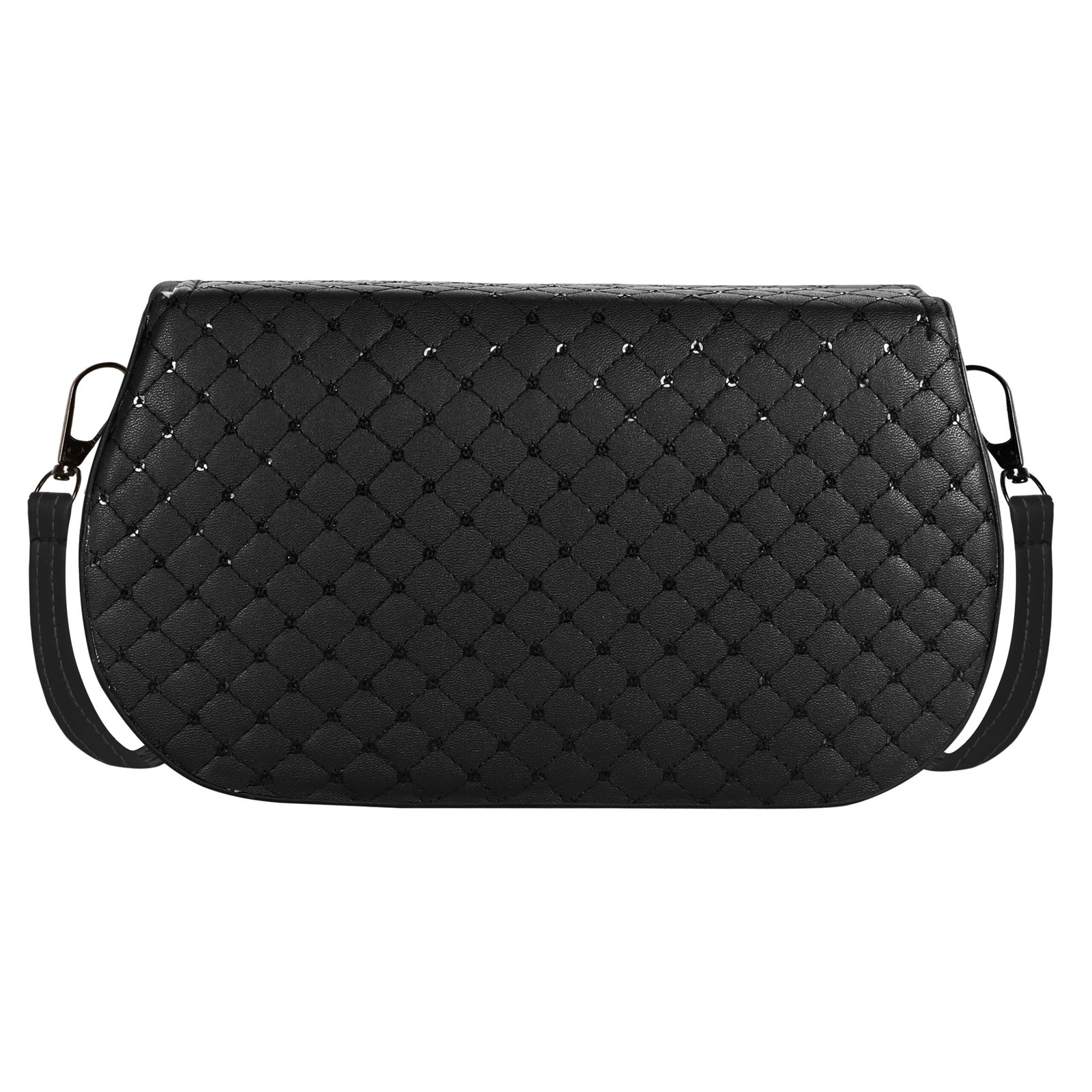 Black Designer Faux Leather Handbag HB52