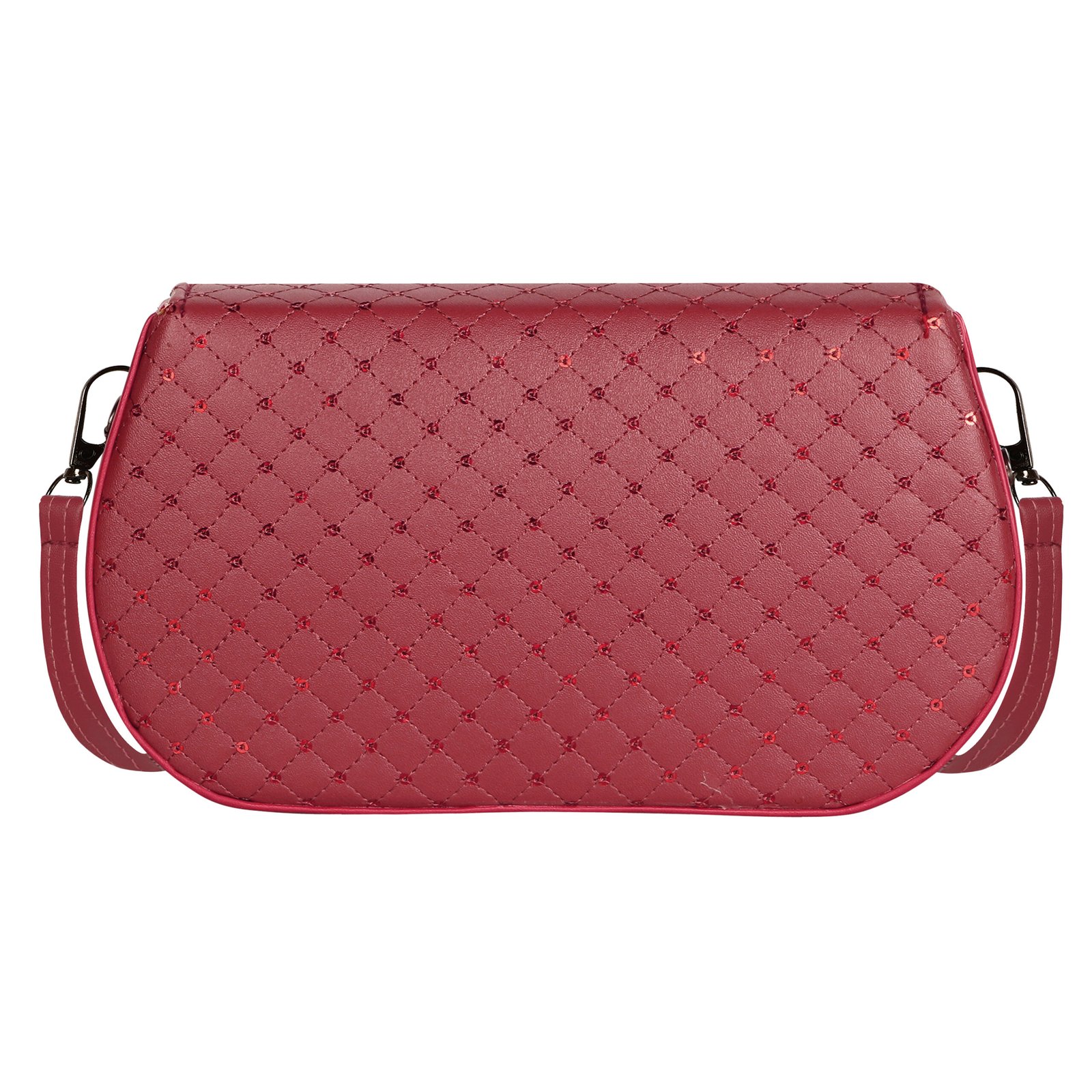 Maroon Designer Faux Leather Handbag HB53