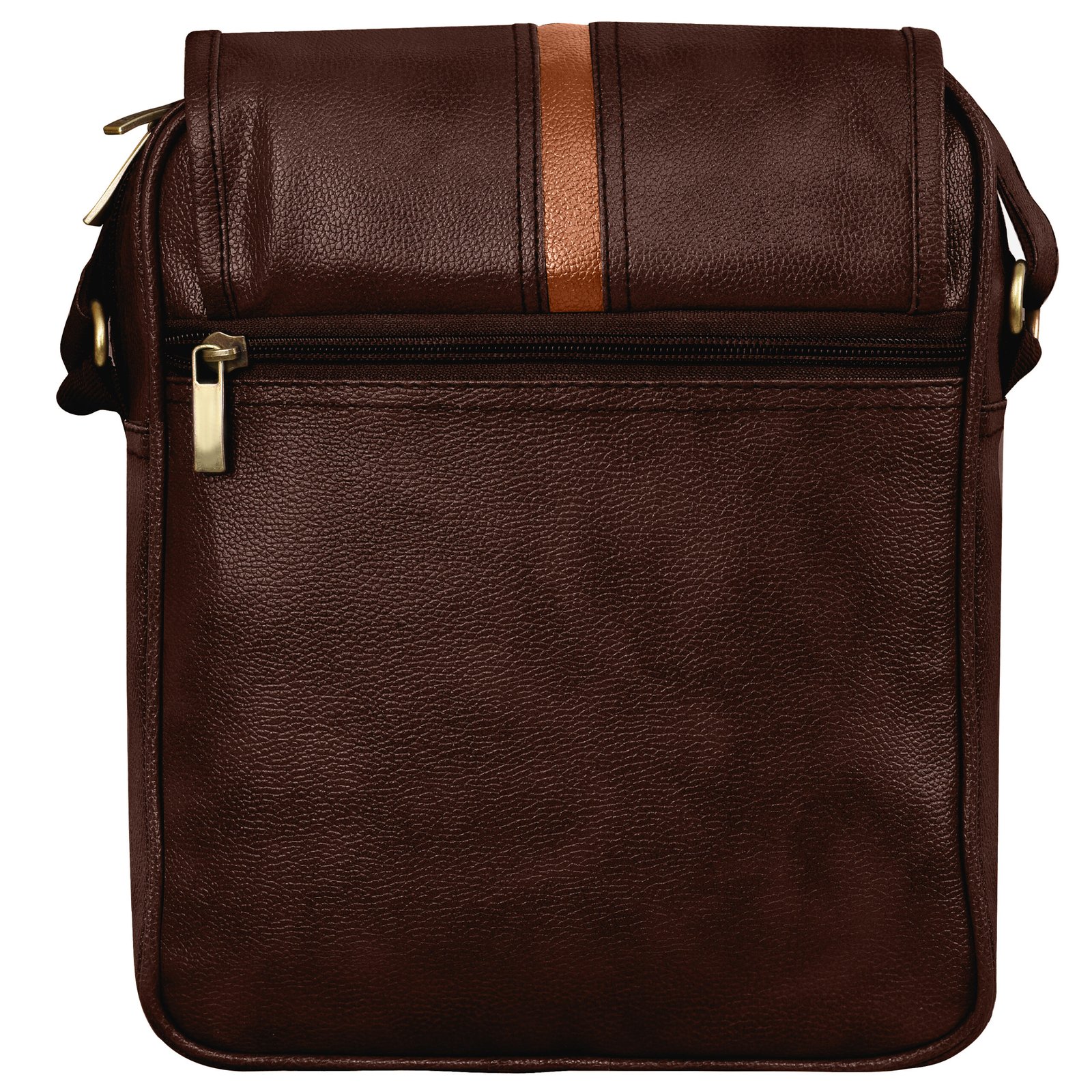 Brown Casual Faux Leather Cross Body Sling Bag SL05