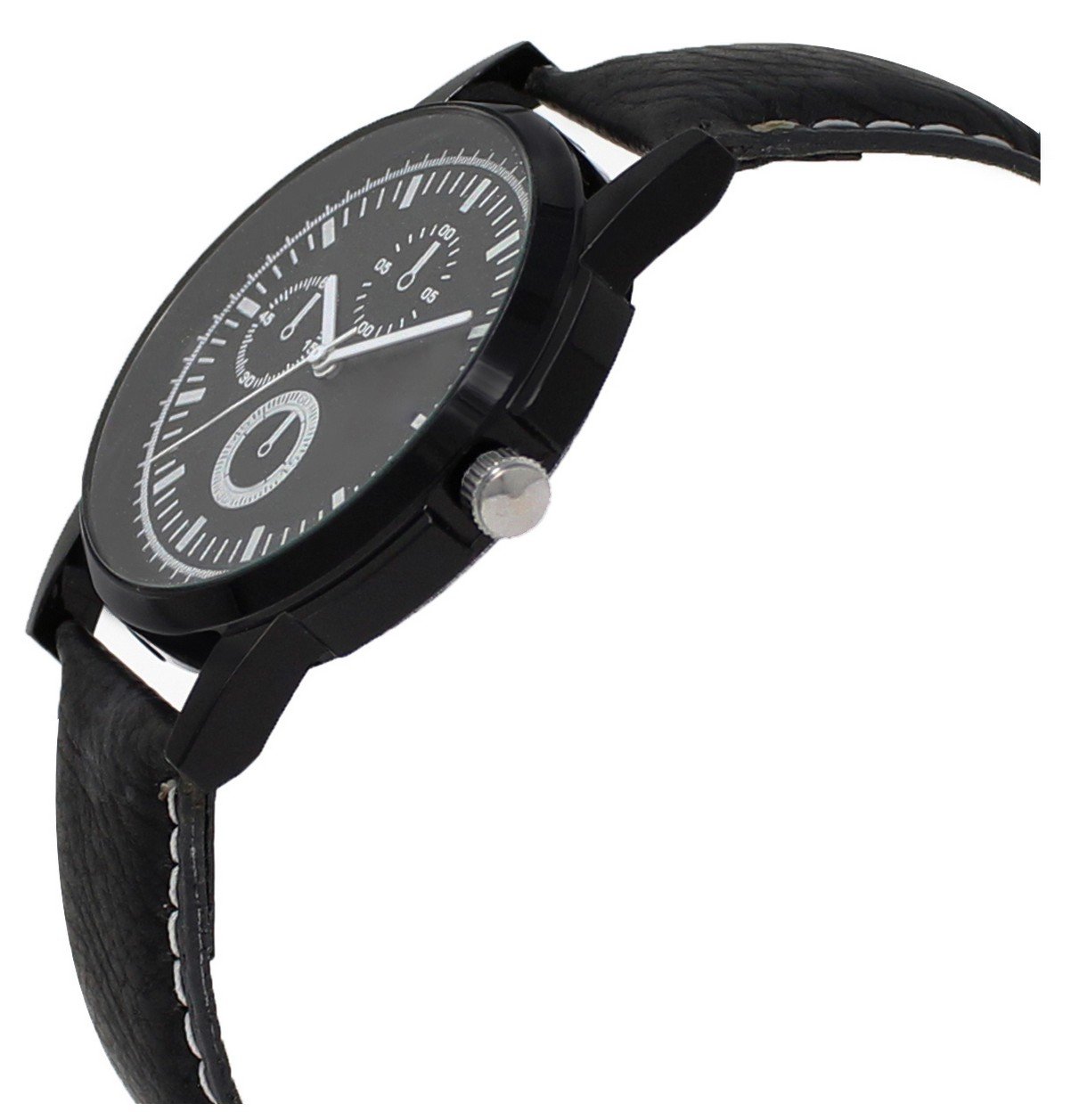 Black & White Glossy finish Analog Watch For Men LR13